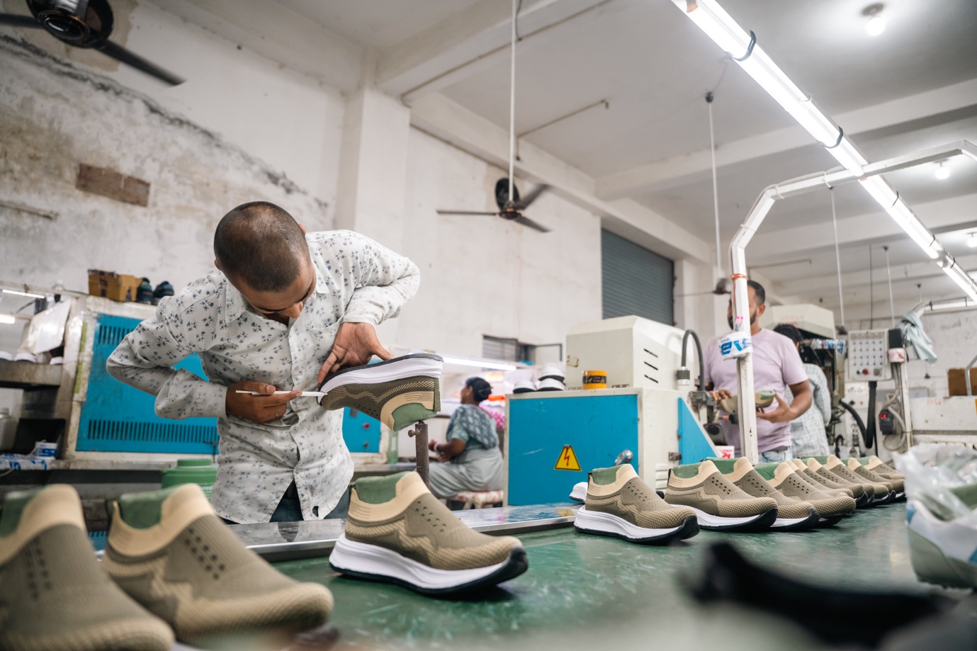 Footwear production shown in the RFL company profile